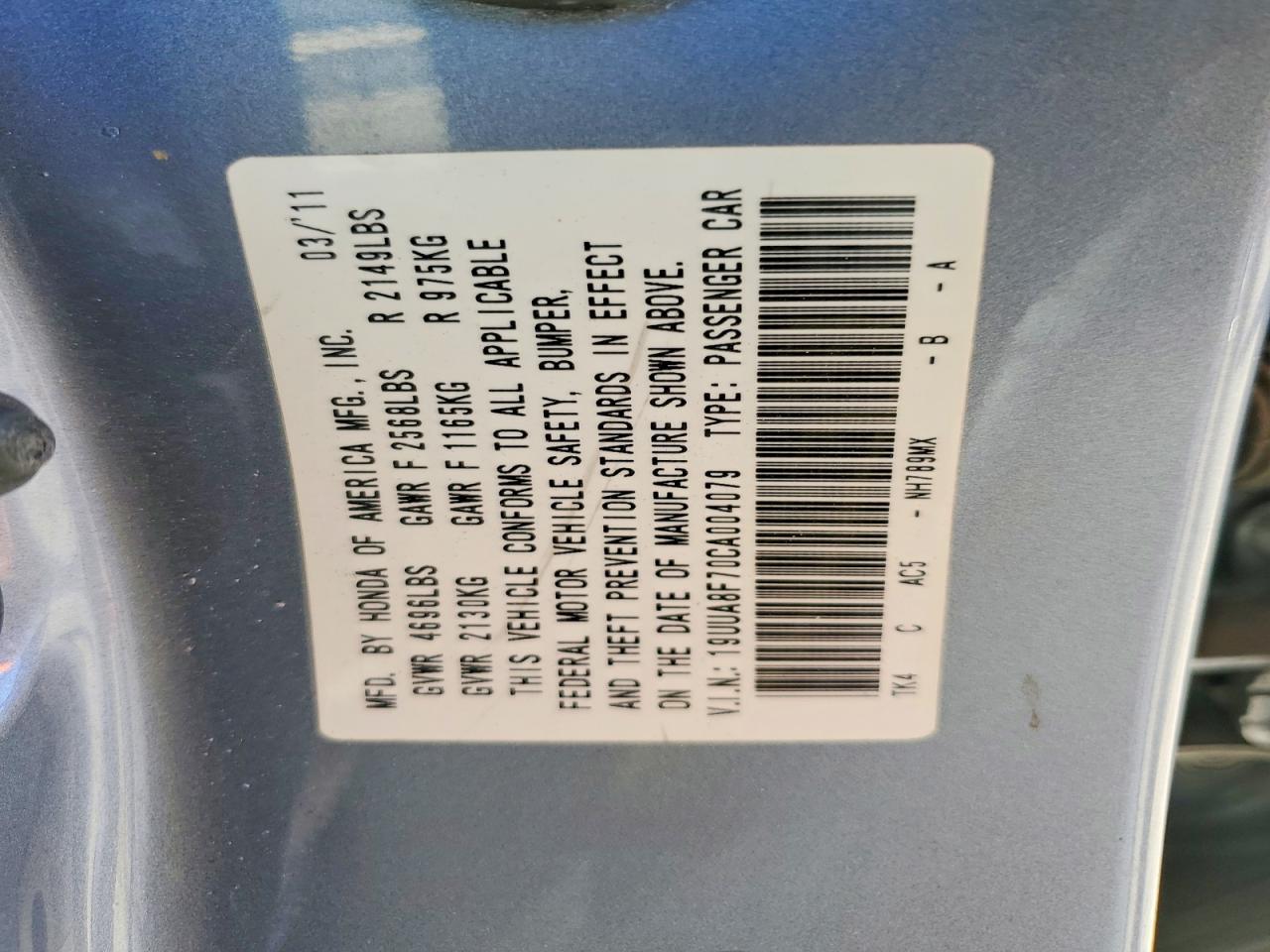 2012 Acura TL