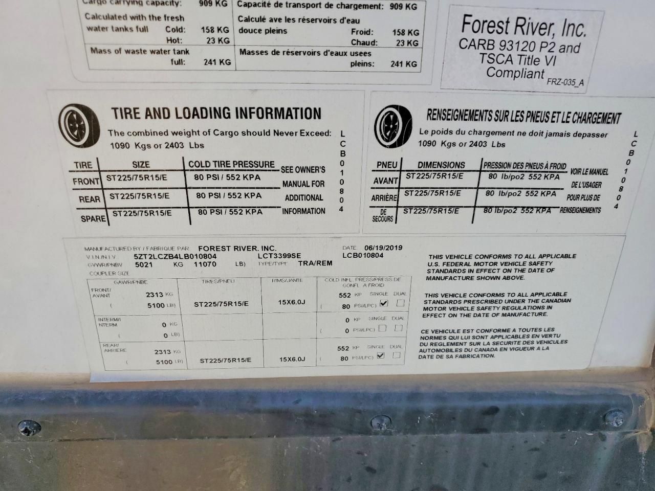 2020 Lacrosse 3399SE