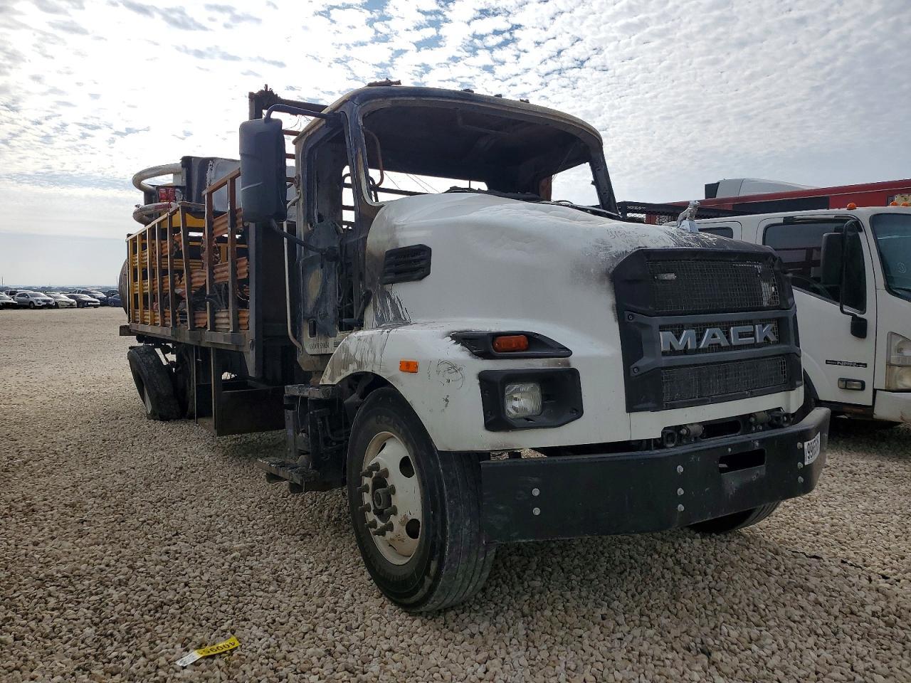 2024 Mack MD Flatbed Truck With Crash Attenuator