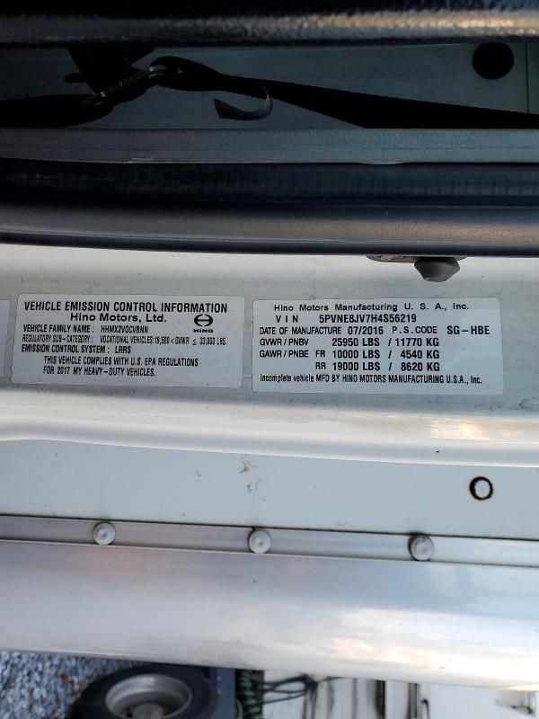 2017 Hino 258 268