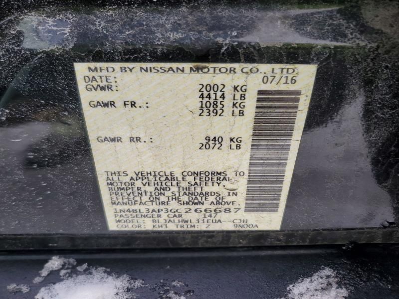 2016 Nissan Altima 3.5sl