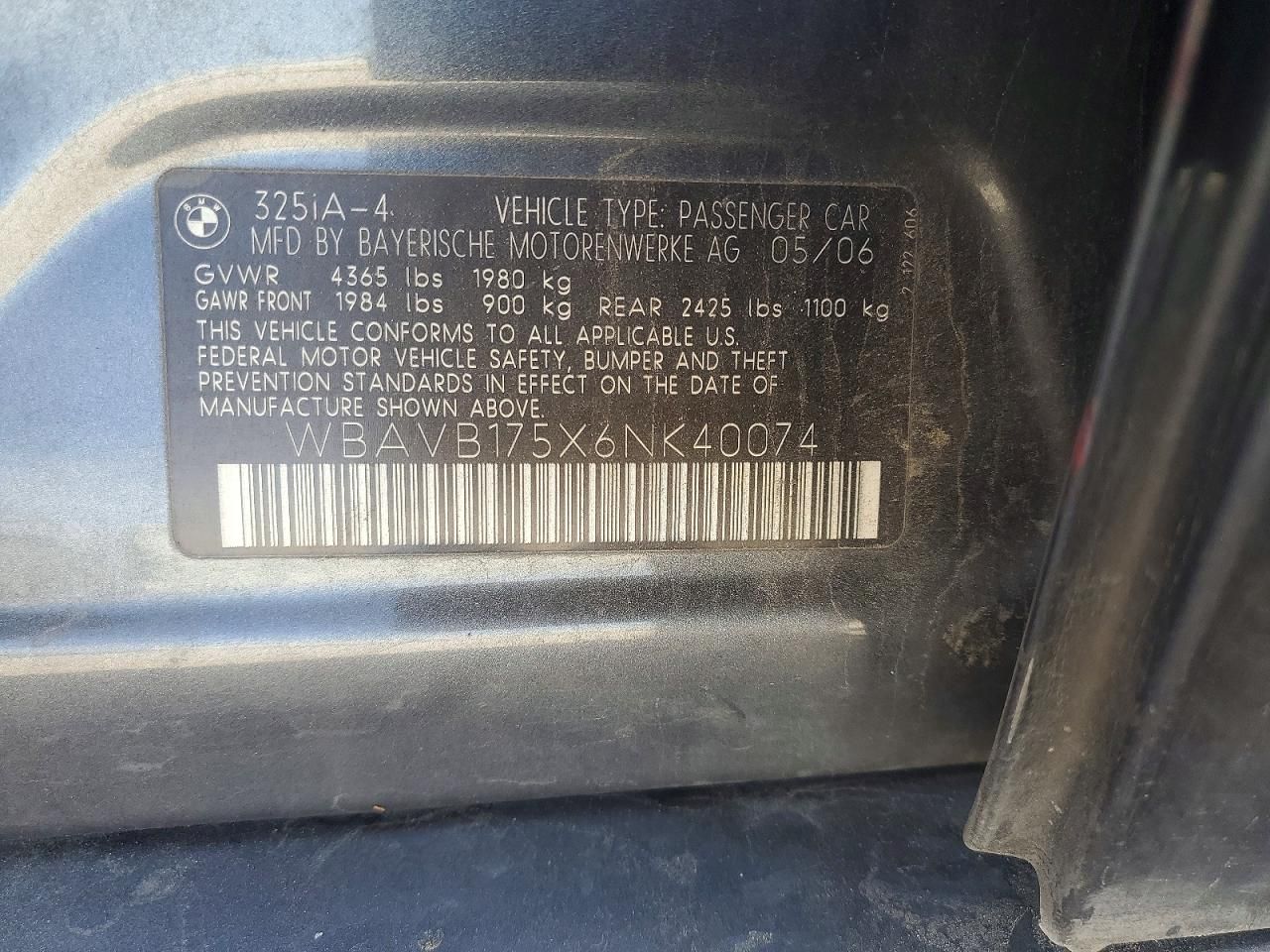 2006 BMW 325 i Automatic