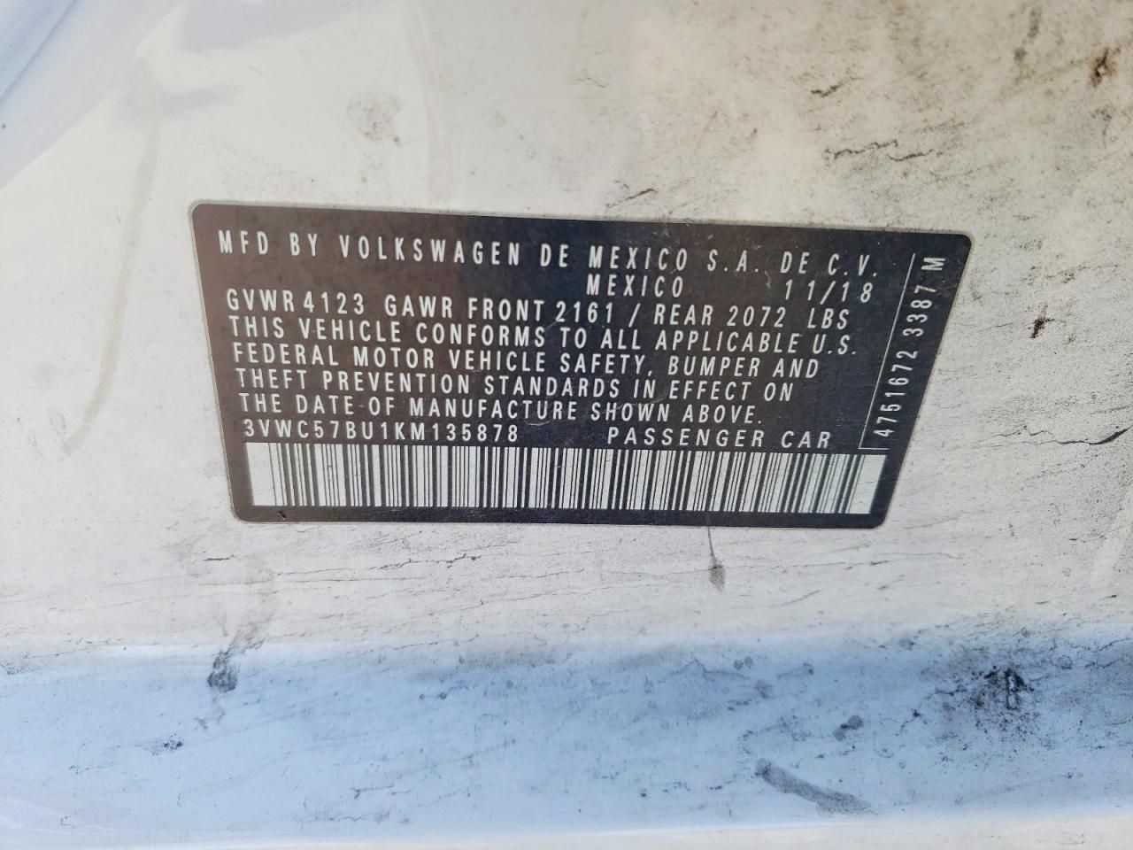 2019 Volkswagen Jetta s