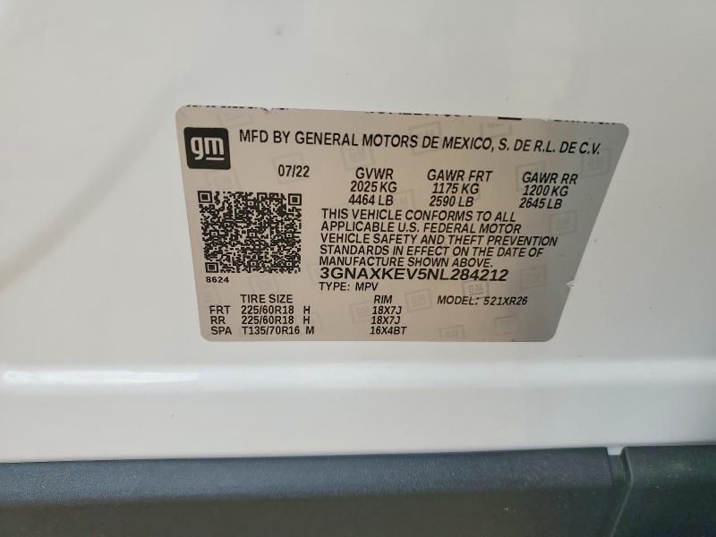 2022 Chevrolet Equinox lt