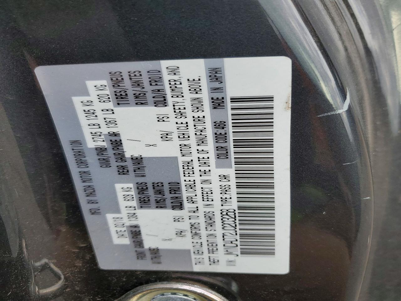 2018 Mazda Mx-5 Miata Grand Touring