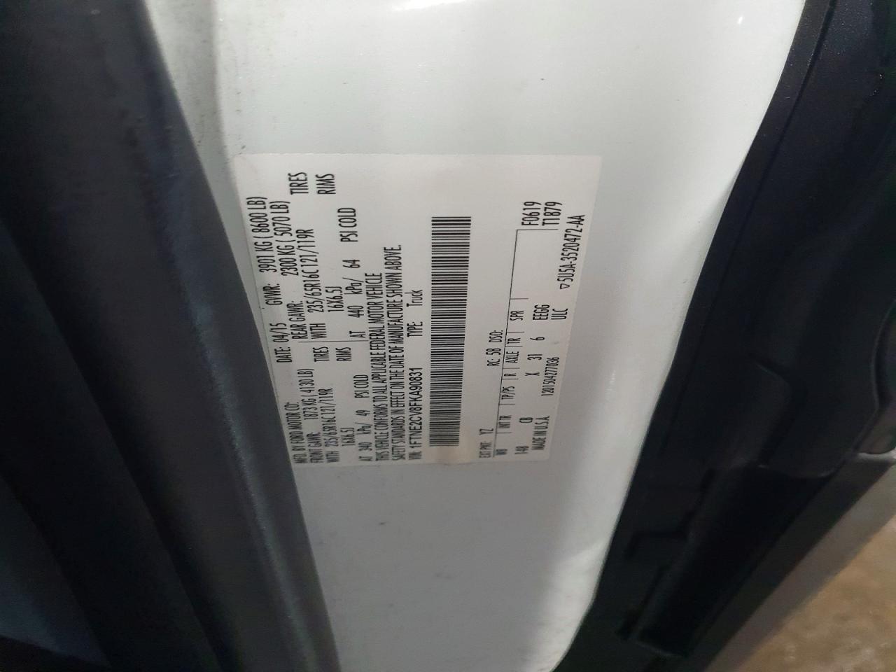 2015 Ford Transit Cargo Van T