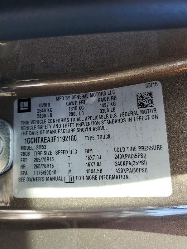 2015 Chevrolet Colorado