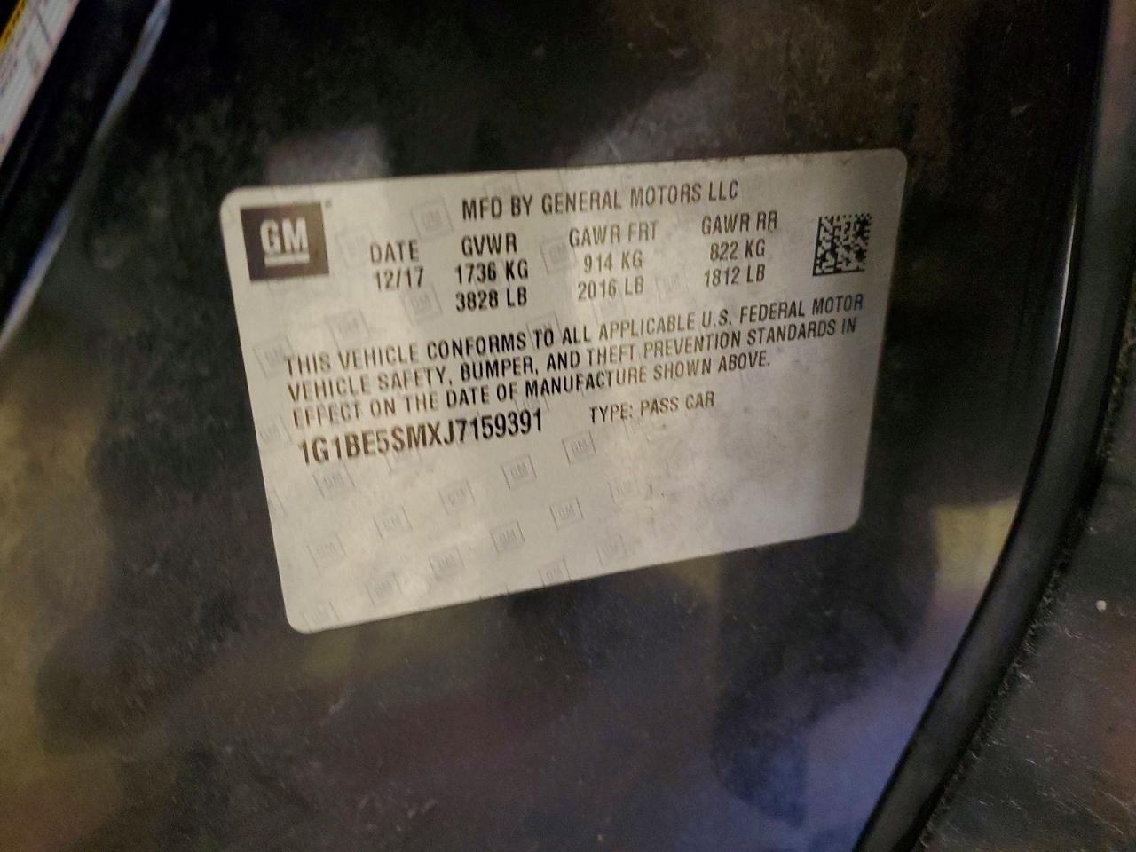 2018 Chevrolet Cruze lt