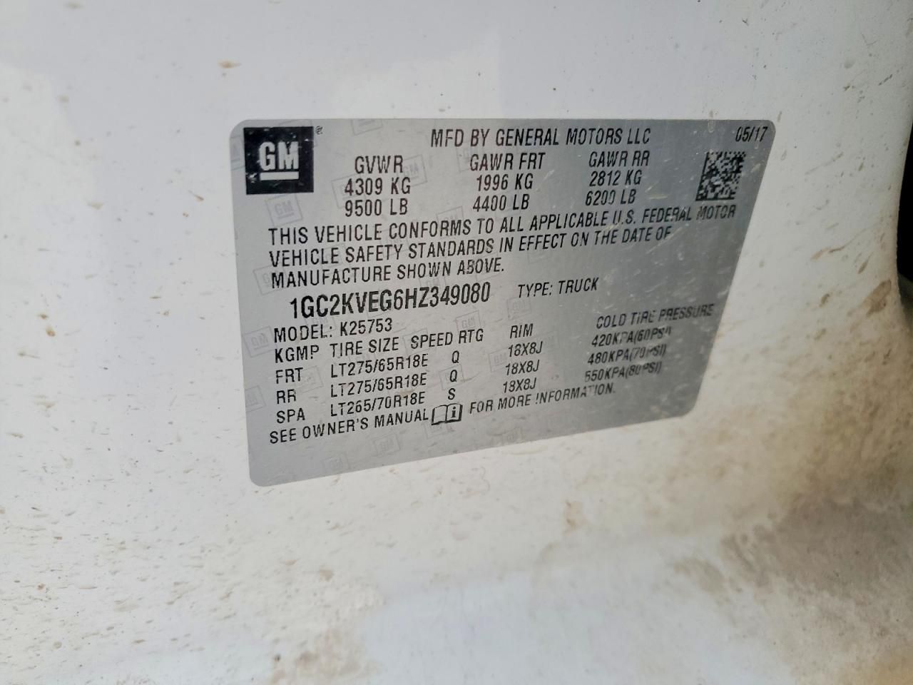 2017 Chevrolet Silverado K2500 Heavy Duty LT