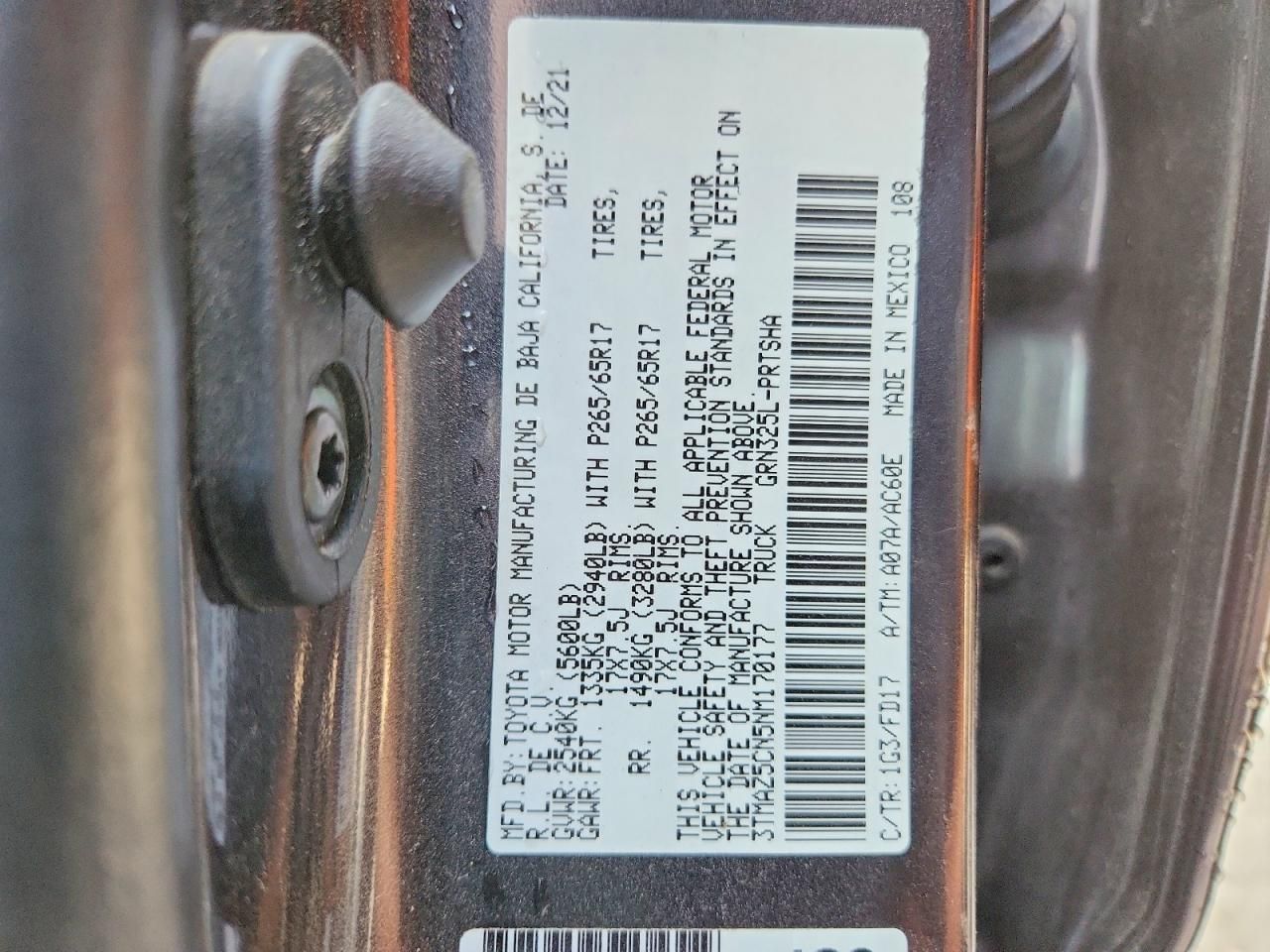 2022 Toyota Tacoma trd Sport