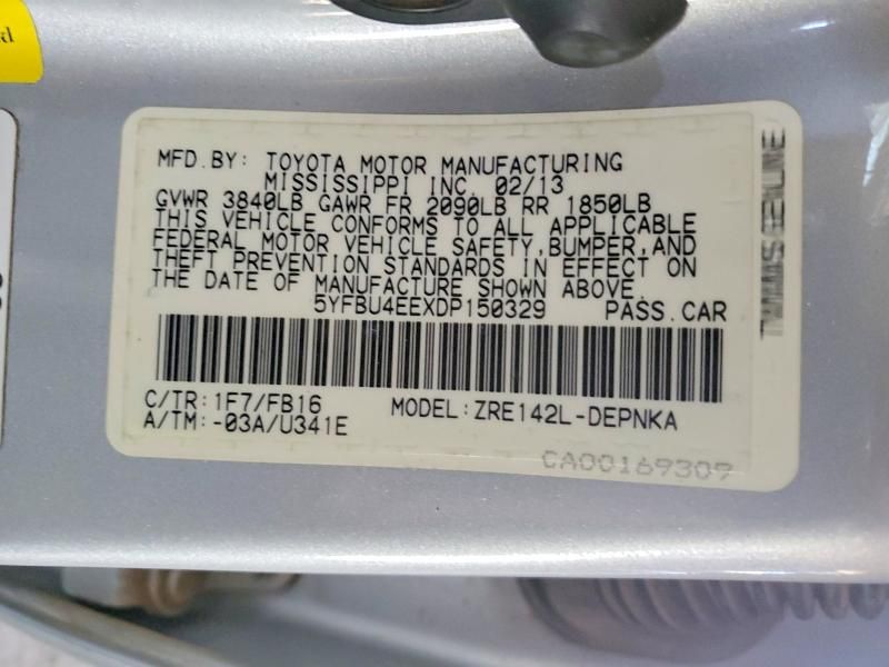 2013 Toyota Corolla Base