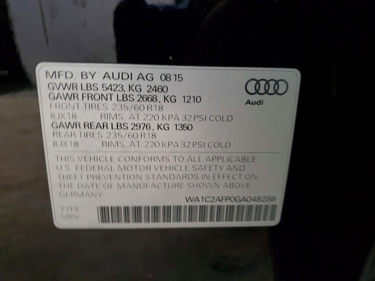 2016 Audi Q5 Premium
