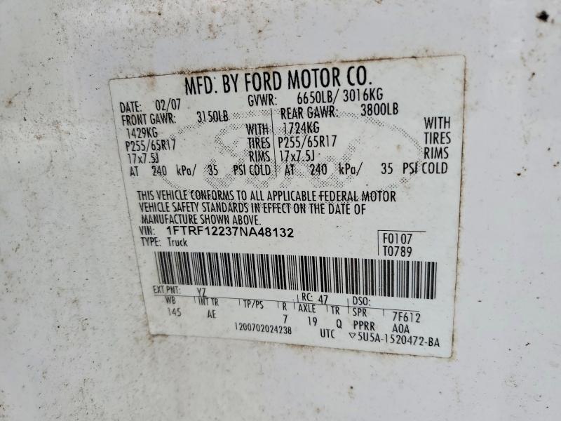 2007 Ford F150 Super Duty Utility / Service Truck
