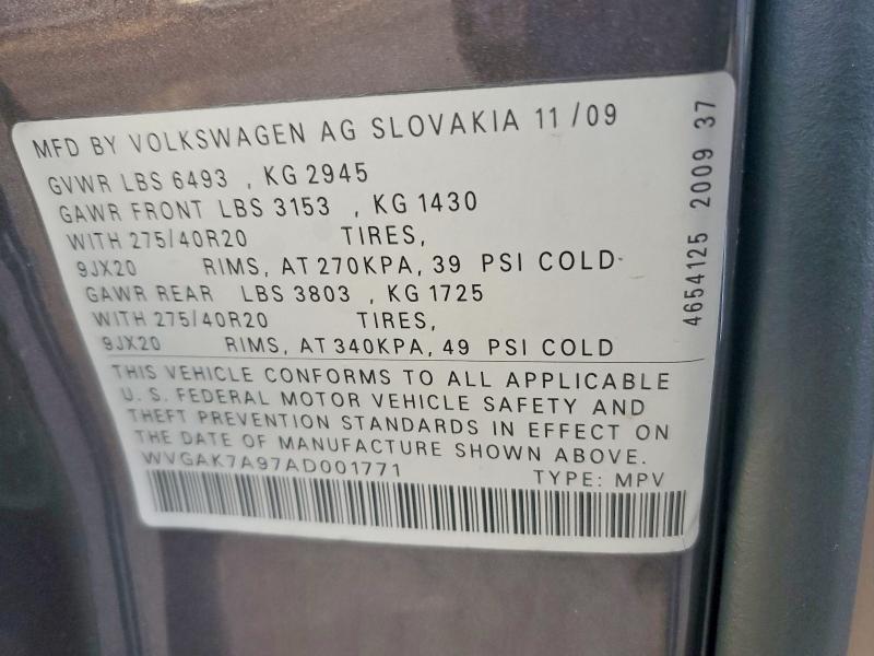 2010 Volkswagen Touareg tdi