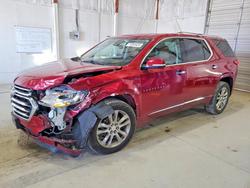 Chevrolet salvage cars for sale: 2018 Chevrolet Traverse High Country