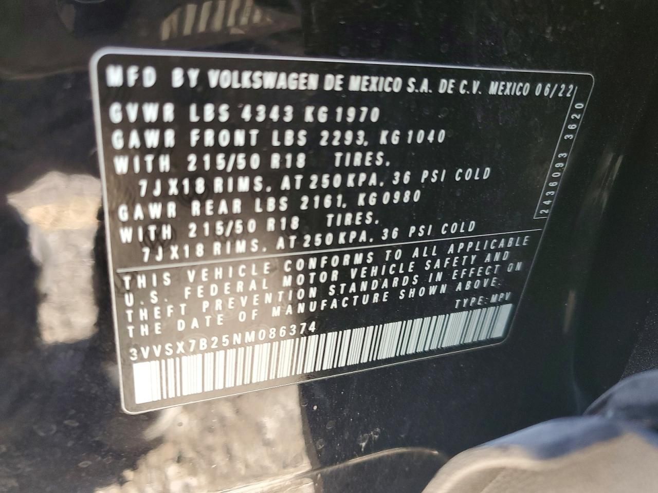 2022 Volkswagen Taos se