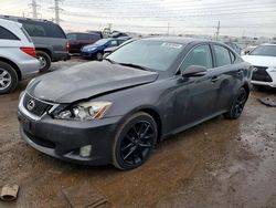Salvage cars for sale from Copart Elgin, IL: 2010 Lexus Is 250