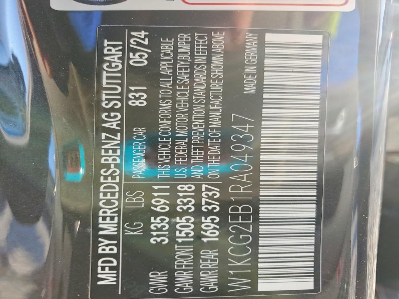 2024 Mercedes-Benz Eqs Sedan 450 4matic