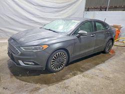Ford Fusion salvage cars for sale: 2018 Ford Fusion Titanium/platinum