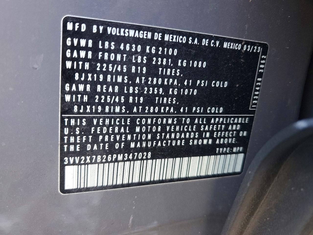 2023 Volkswagen Taos sel