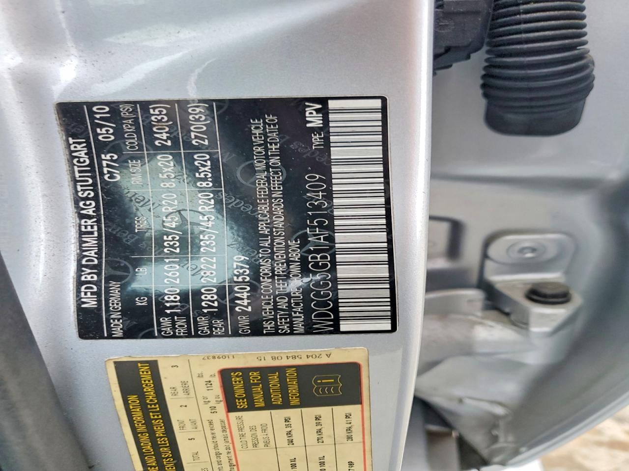 2010 Mercedes-Benz Glk 350