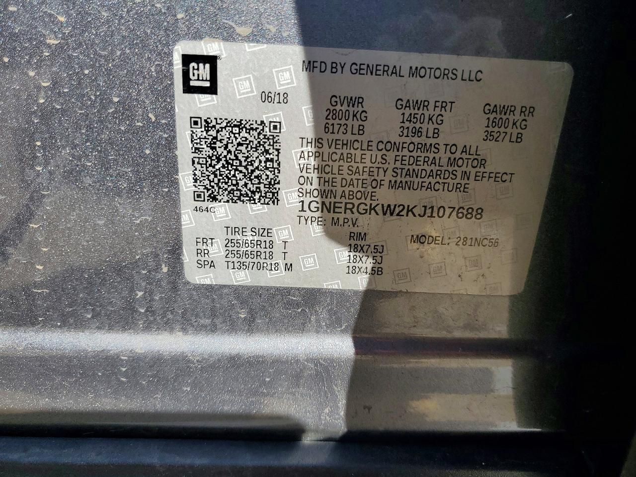 2019 Chevrolet Traverse lt