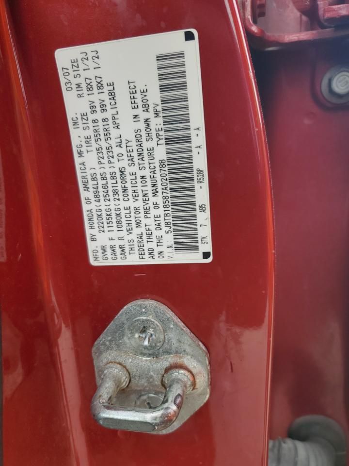 2007 Acura Rdx Technology