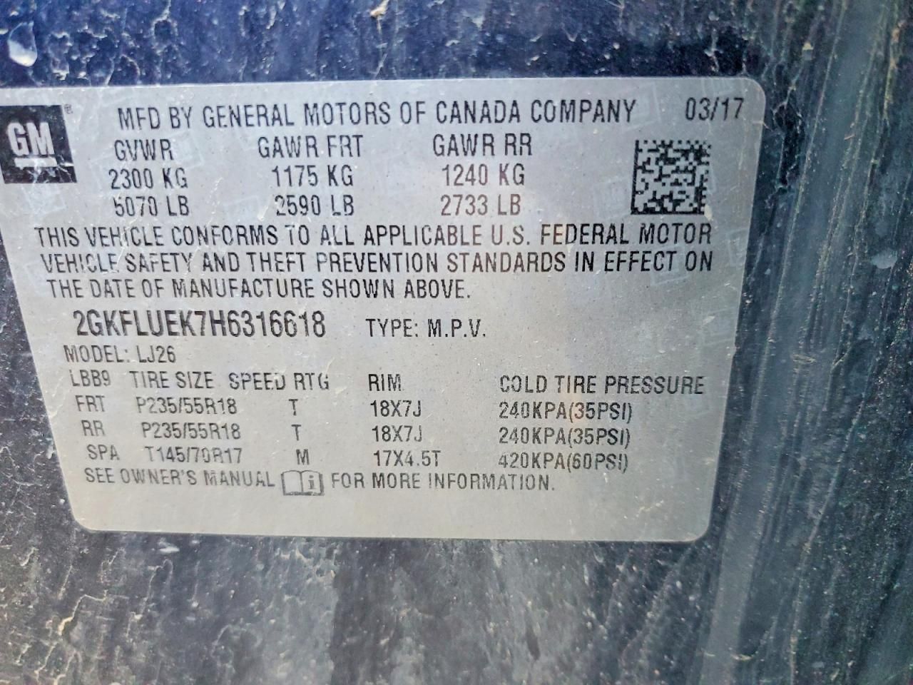 2017 GMC Terrain slt