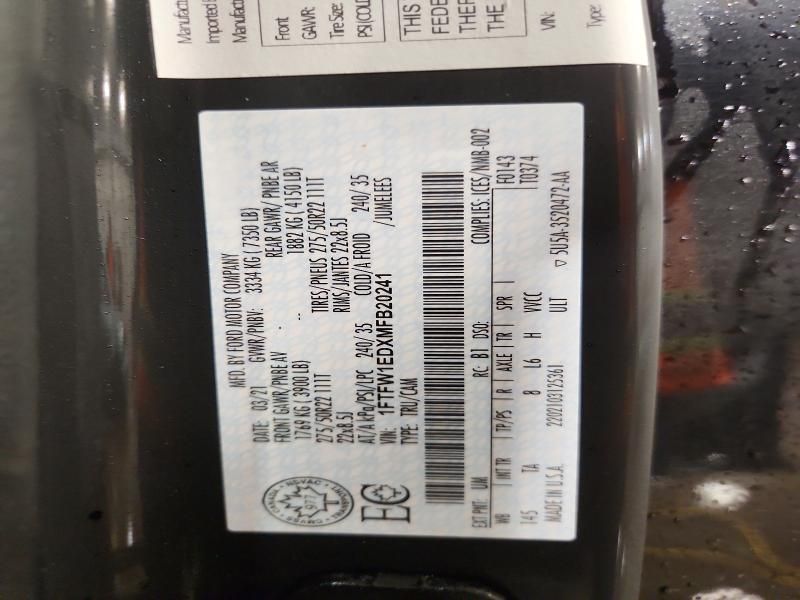 2021 Ford F150 Supercrew