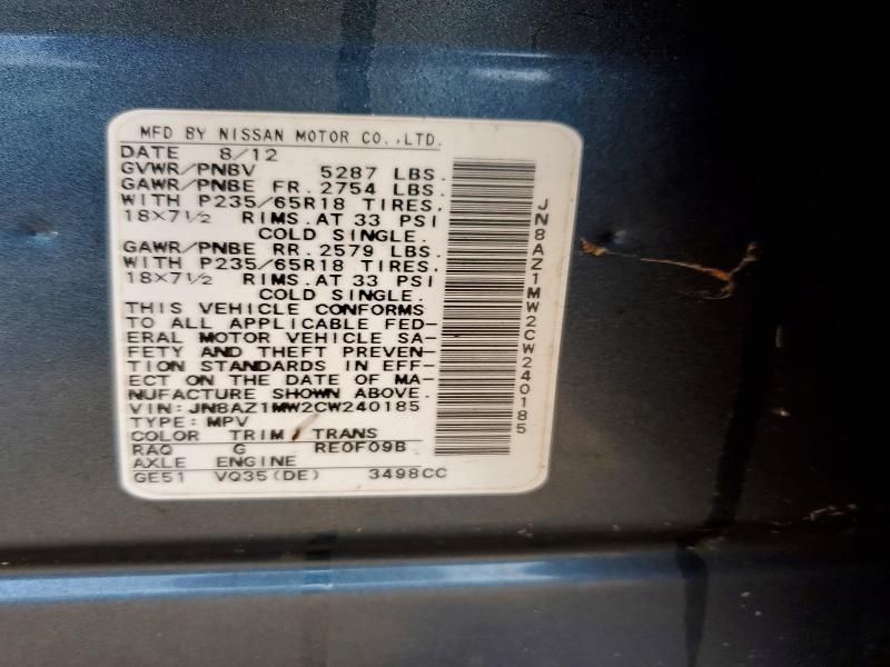 2012 Nissan Murano s