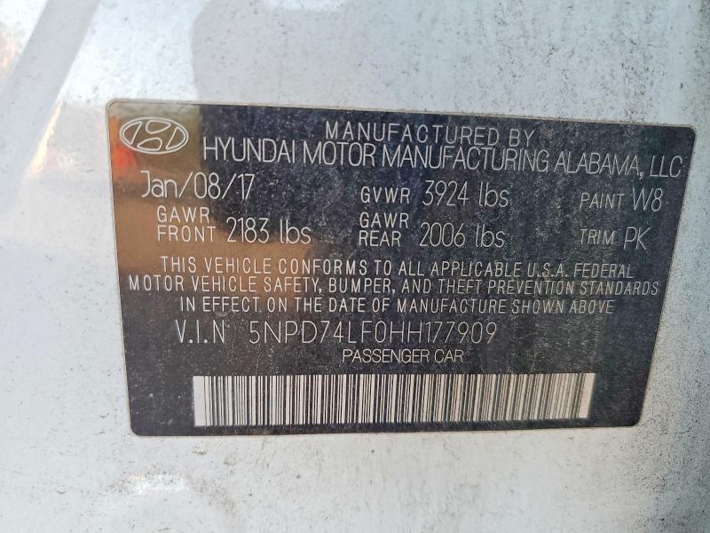 2017 Hyundai Elantra se
