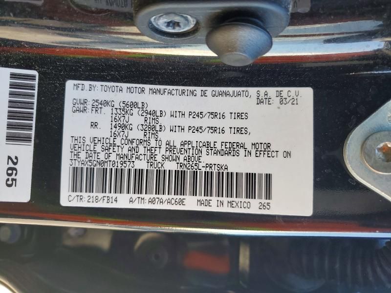 2021 Toyota Tacoma Double cab