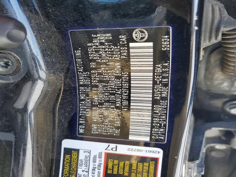 2015 Toyota Camry le