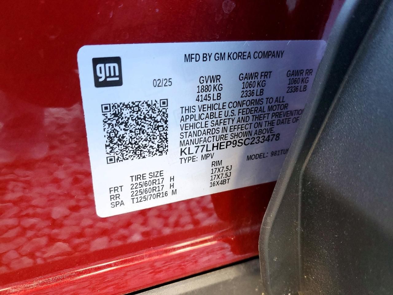 2025 Chevrolet Trax 1LT