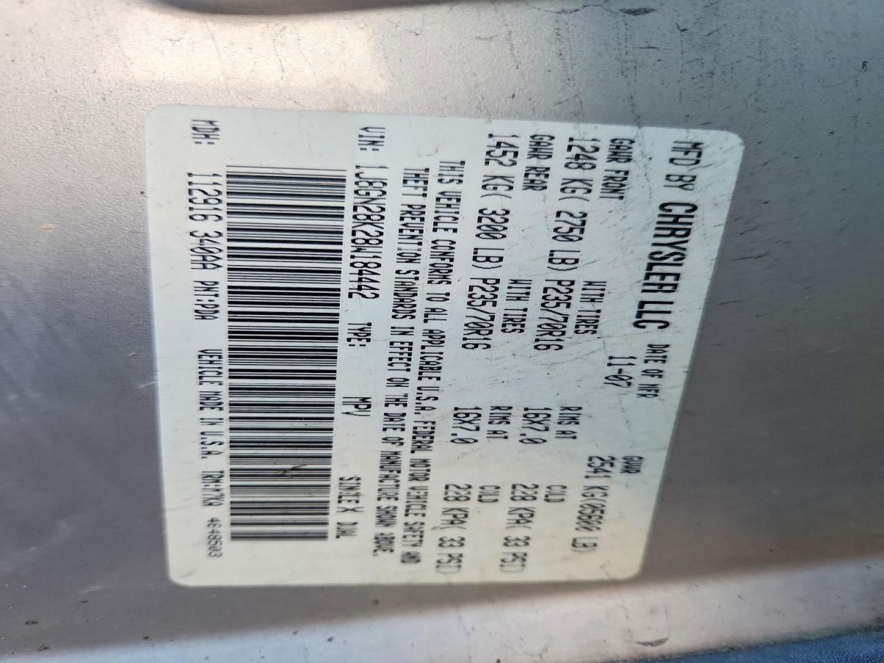 2008 Jeep Liberty Sport