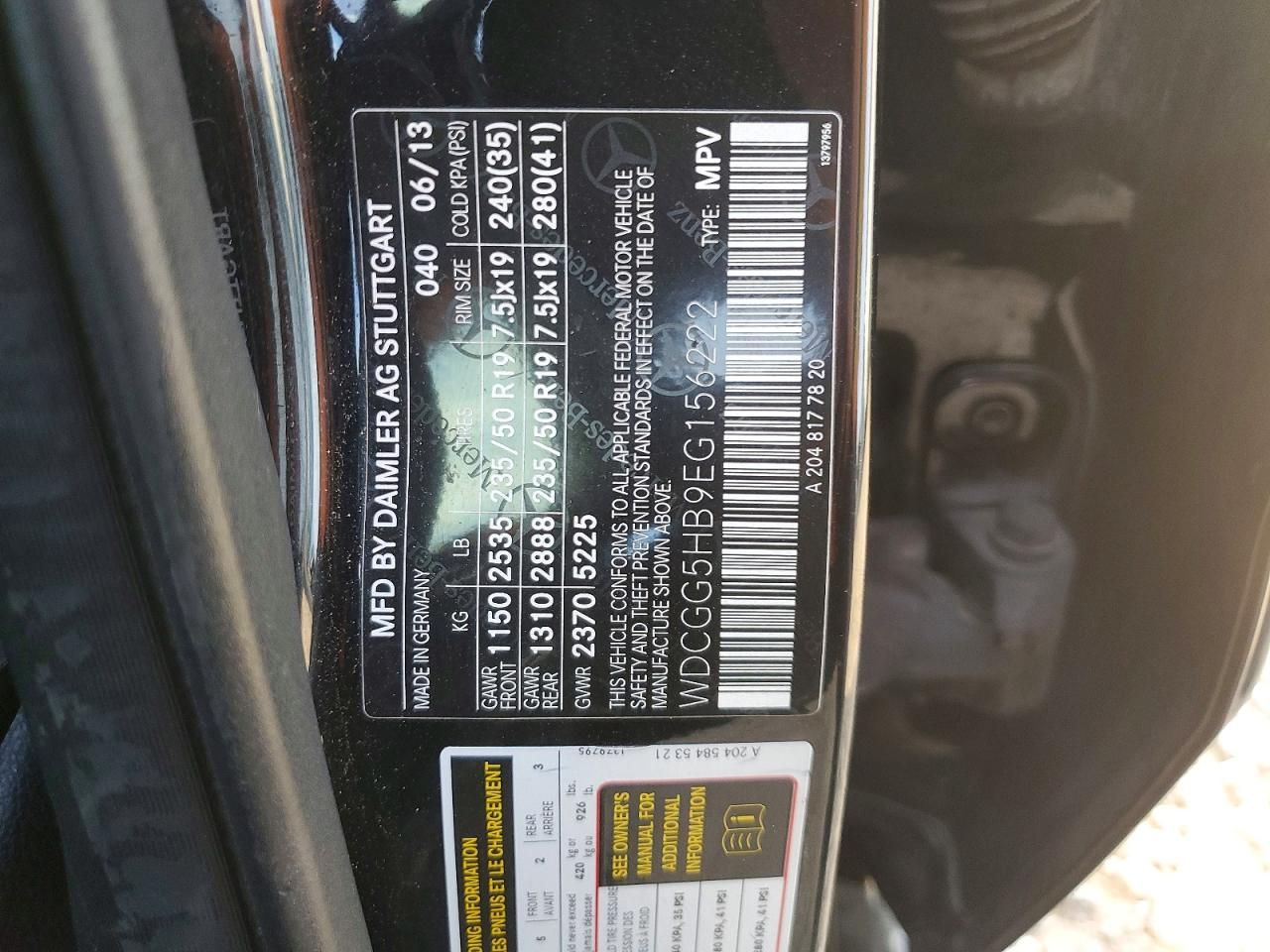 2014 Mercedes-Benz Glk 350