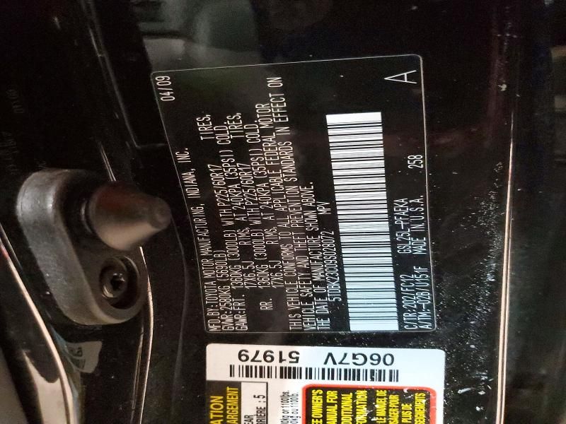 2009 Toyota Sienna le