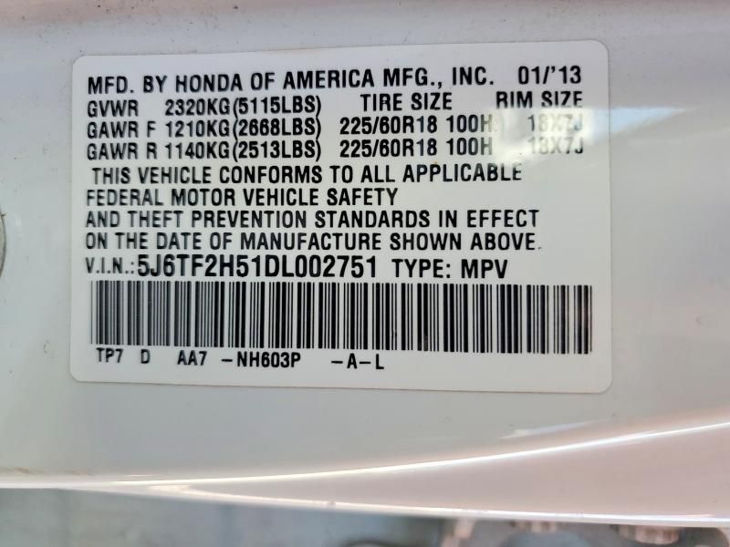 2013 Honda Crosstour exl