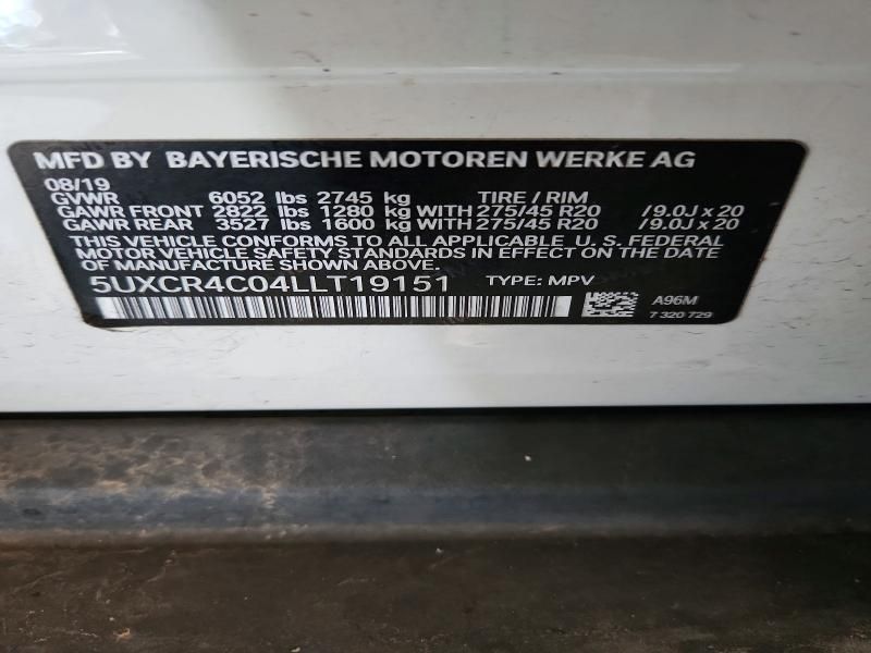 2020 BMW X5 Sdrive 40I