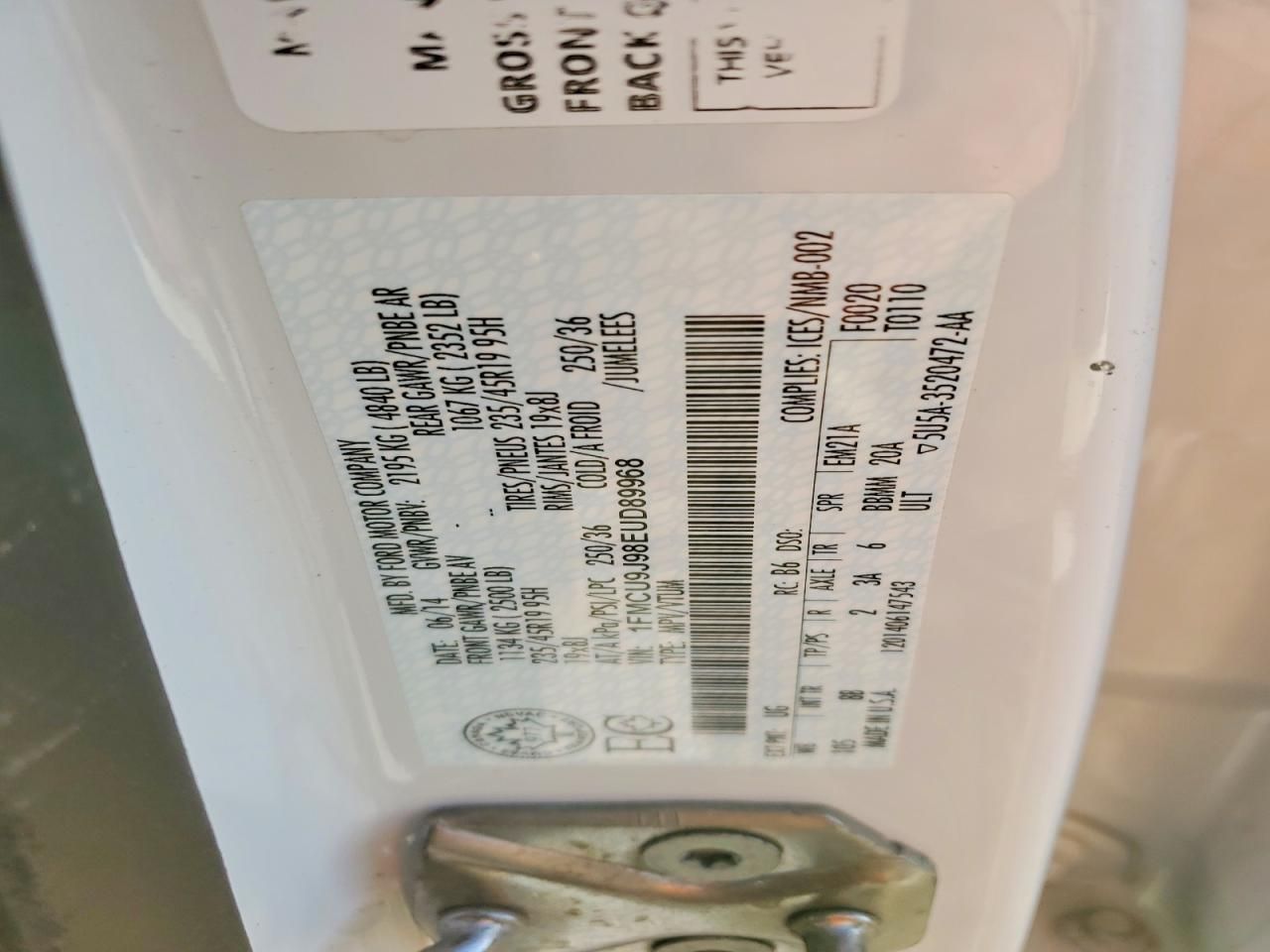 2014 Ford Escape Titanium