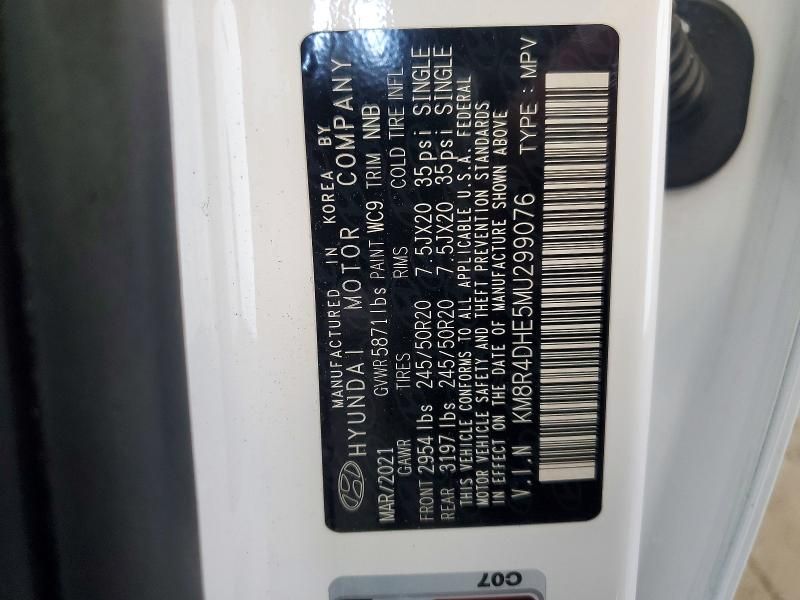 2021 Hyundai Palisade sel