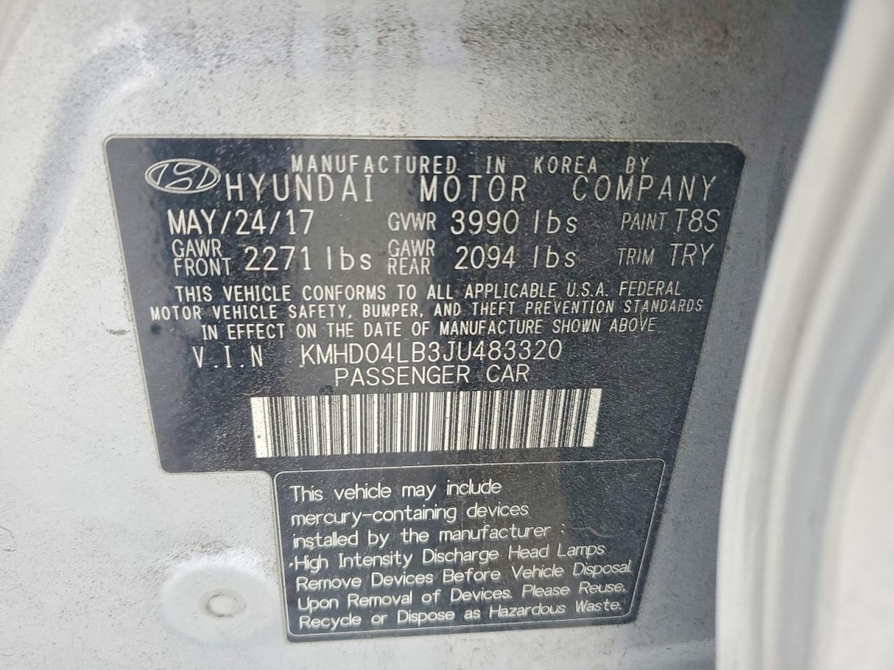 2018 Hyundai Elantra Sport