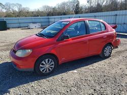Toyota Echo salvage cars for sale: 2002 Toyota Echo