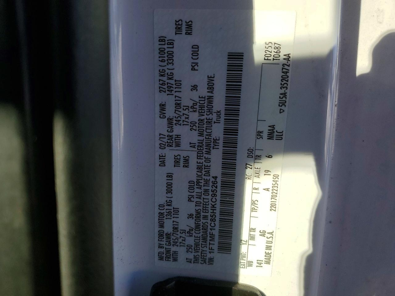 2017 Ford F150