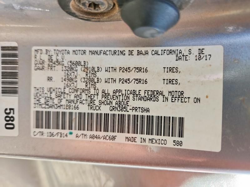 2017 Toyota Tacoma Double cab
