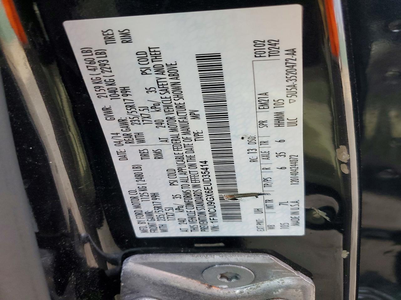 2014 Ford Escape se