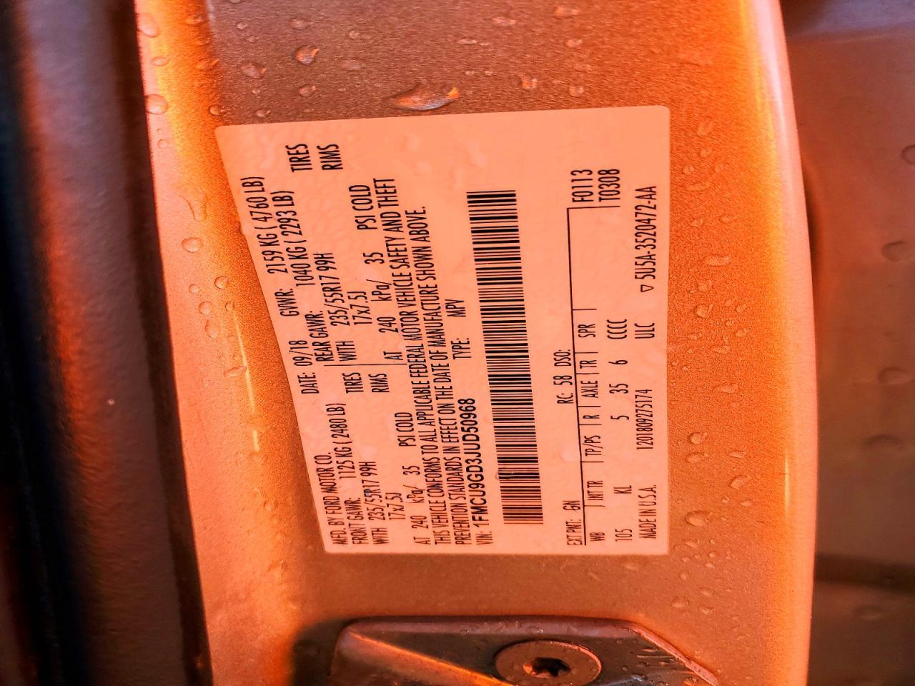 2018 Ford Escape se