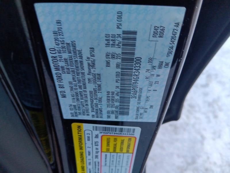 2016 Ford Fusion se