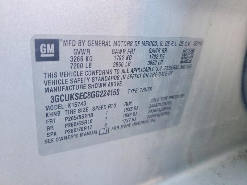 2016 Chevrolet Silverado K1500 LTZ