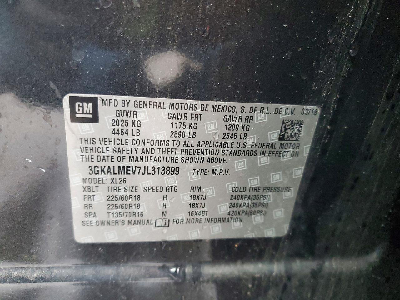 2018 GMC Terrain sle